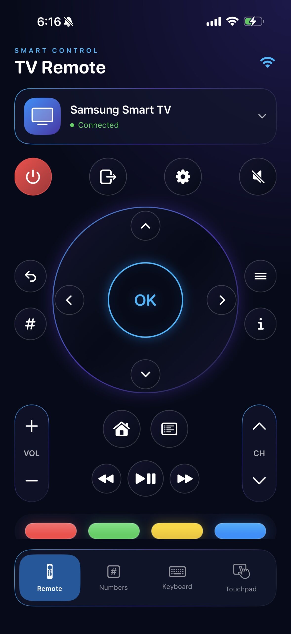 Smart TV Remote for Samsung app screenshot 2