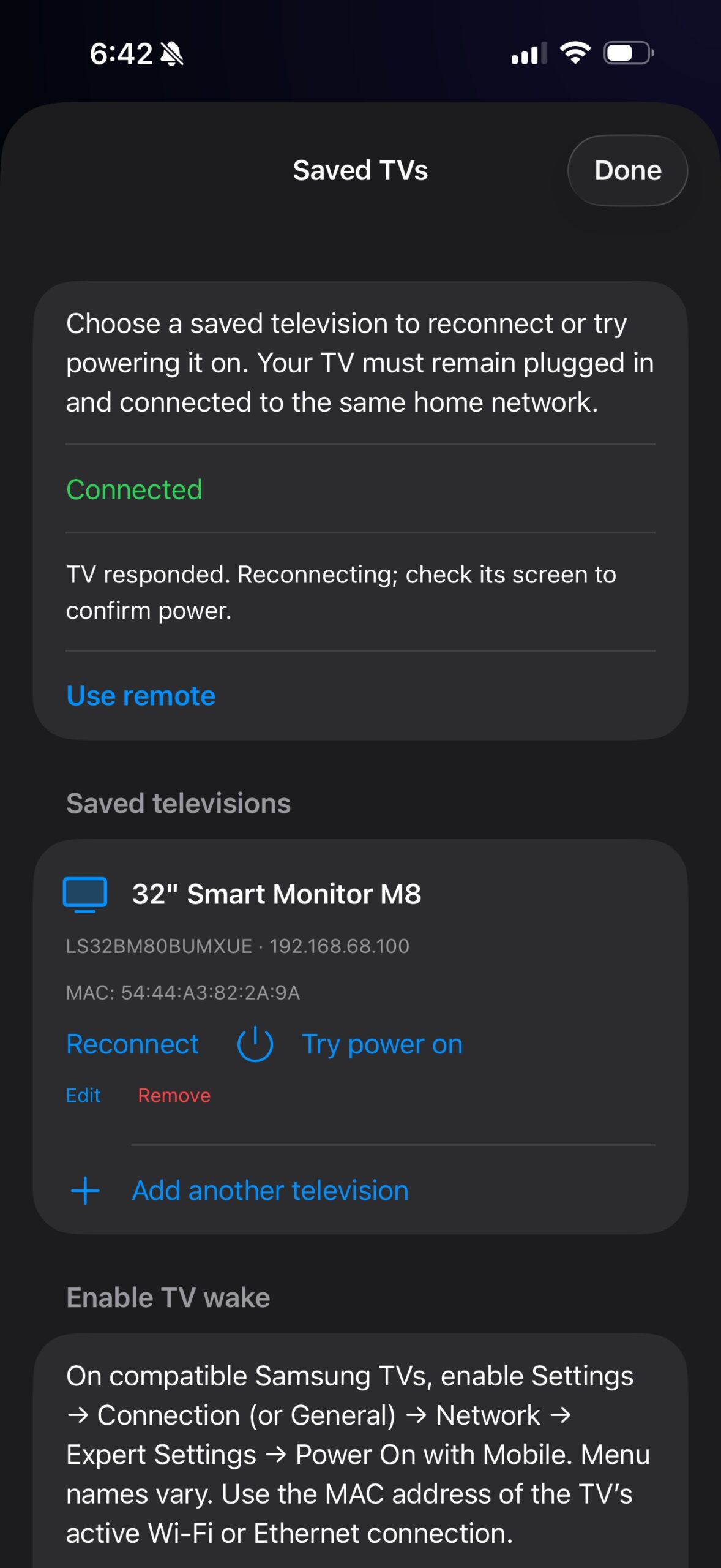Smart TV Remote for Samsung app screenshot 3