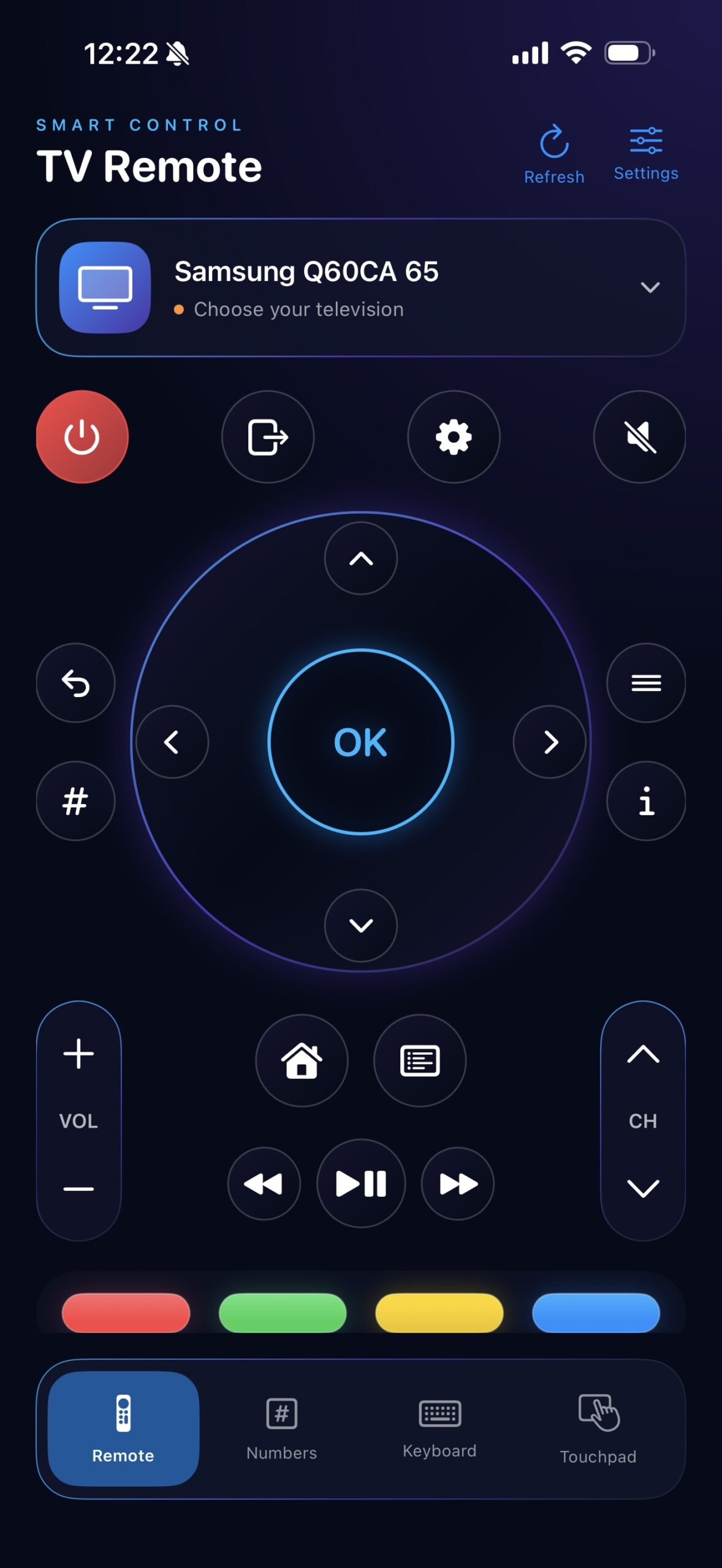 Smart TV Remote for Samsung app screenshot 4